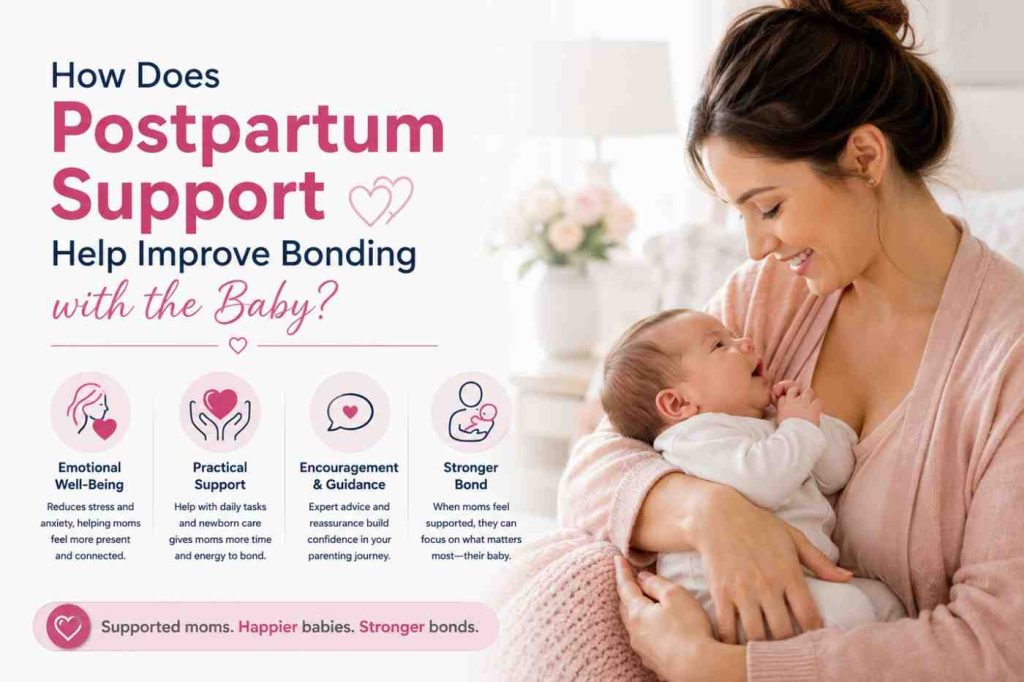 How Does Postpartum Support Help Improve Bonding with the Baby